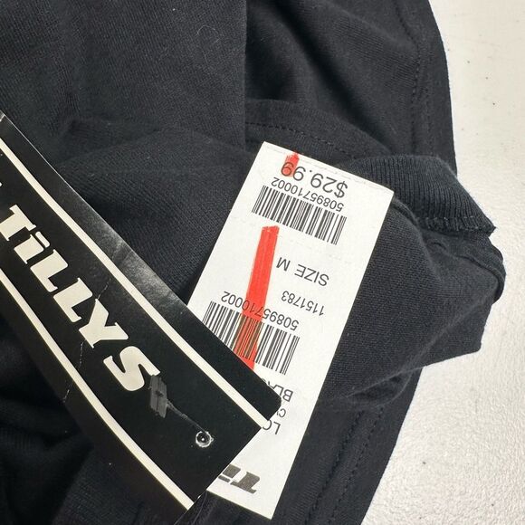 NWT Tilly's CVLA X BeetleJuice 2 Unisex Black Acid Wash Graphic T Shirt - Size M - Picture 2 of 6